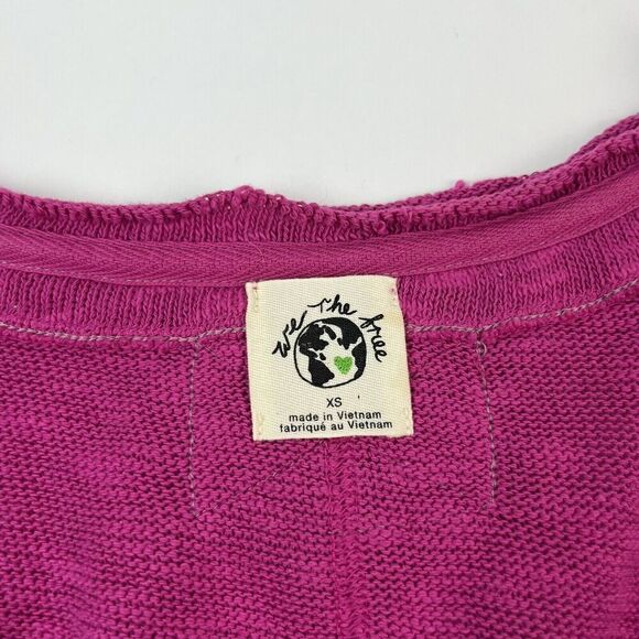 Free People North Star T Shirt XS hot pink - Picture 8 of 15